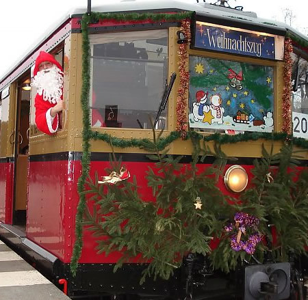 Weihnachtszug or Christmas train, Berlin