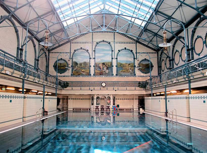 Beautiful Jugendstil design is a feature of Charlottenburg swimming pool, the city's oldest