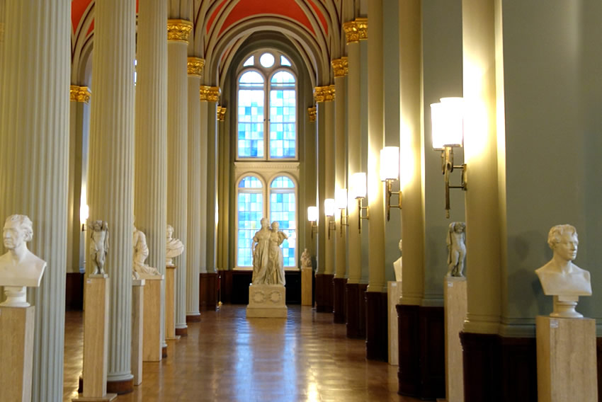 The beautiful 19th century interior of Berlin city hall