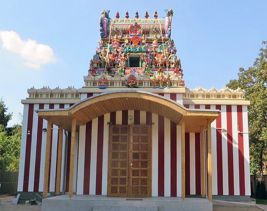 Berlin's unusual sights: a brightly coloured Hindu temple