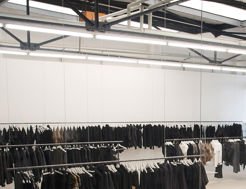 A stunning space filled with edgy, high end fashion: Darklands clothing store, Berlin