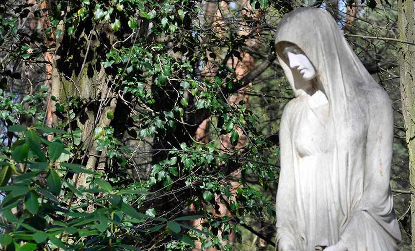 Monuments in one of Berlin's most beautiful graveyards