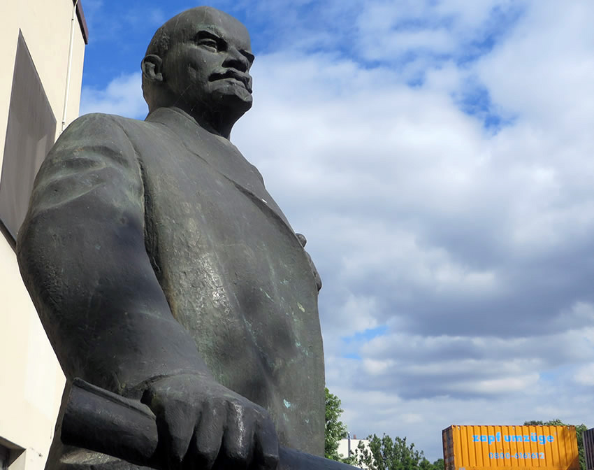 Secret Berlin highlights: a statue of Lenin in Kreuzberg