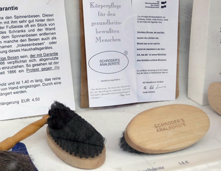 Beautiful, hand-made brushes - including a rather unusual speciality product