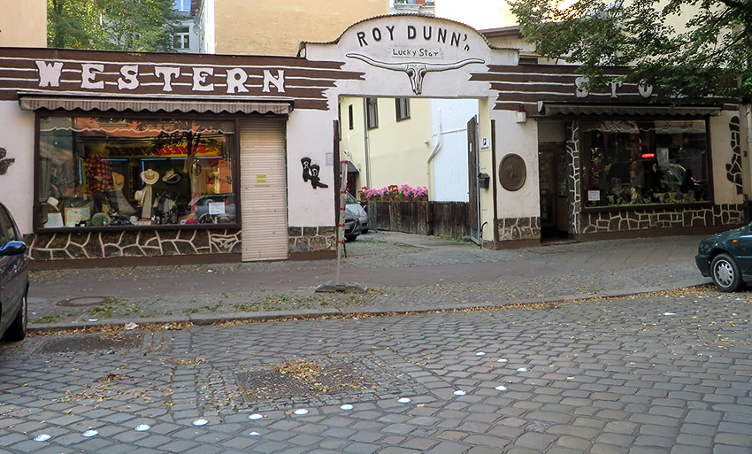 A US-style ranch on a Berlin sidestreet - Roy Dunn's Western store