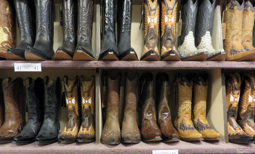 Cowboy boots at Roy Dunn's Western Store, Berlin