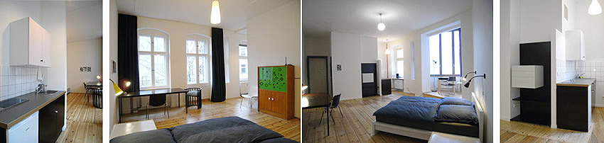 Stylish and great value - holiday rooms to let in Berlin's ExRotaprint complex