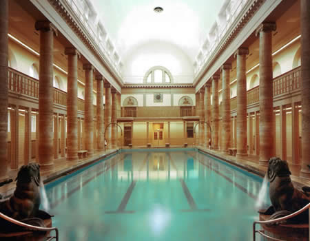 Beautiful public swimming baths, Neukoelln, Berlin