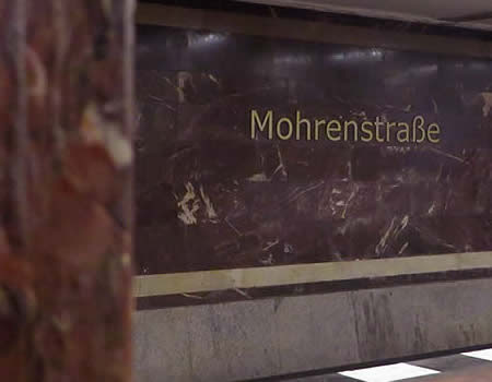 Unusual travel, Berlin: the mystery of Mohrenstrasse Metro's red marble