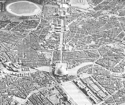 Plans for Germania or Welthhaupstadt, Albert Speer