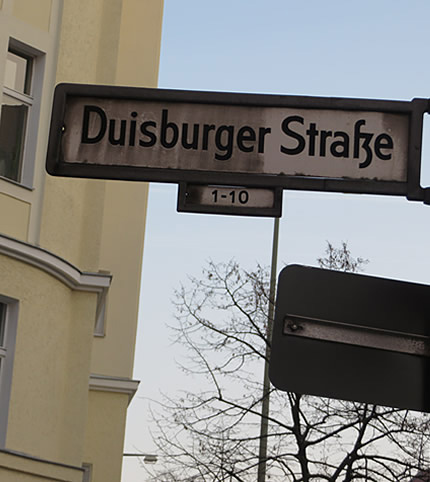Duisburger Strasse, Berlin - site of one of the city's most poignant memorials