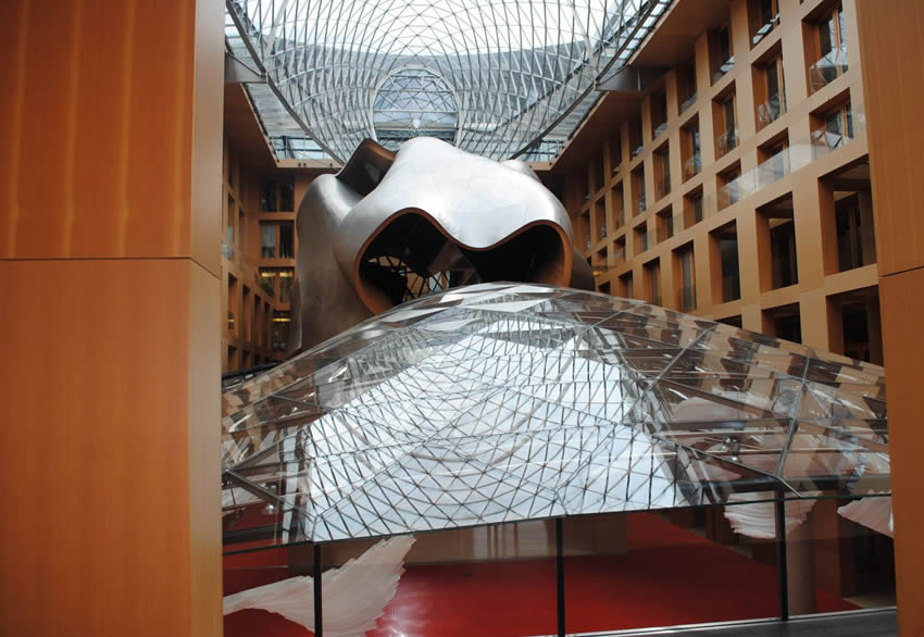 Atrium by Frank Gehry, DZ Bank, Berlin
