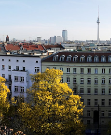 Beautiful views of Berlin's Prenzlauer Berg