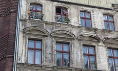 Crumbling Berlin facade