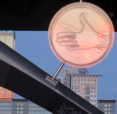 Never-ending art games on Berlin's most iconic bridge